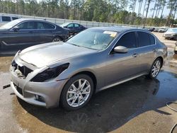 Salvage cars for sale at Harleyville, SC auction: 2012 Infiniti G37 Base