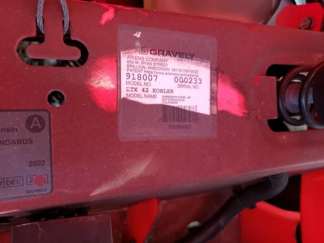 2024 Gravely Mower