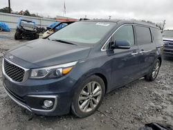 Salvage cars for sale at Montgomery, AL auction: 2016 KIA Sedona SXL