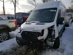 Salvage trucks for sale at West Warren, MA auction: 2022 Ford Transit T-350