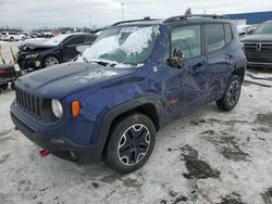 Salvage cars for sale at Woodhaven, MI auction: 2016 Jeep Renegade Trailhawk