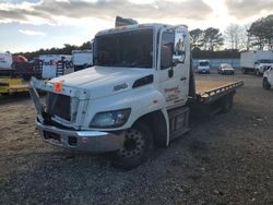 Salvage trucks for sale at Brookhaven, NY auction: 2018 Hino 258 268