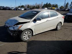 Salvage cars for sale at Denver, CO auction: 2017 Hyundai Accent SE