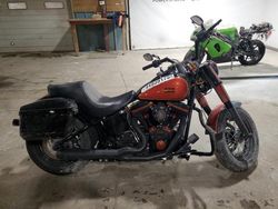 Salvage motorcycles for sale at Eldridge, IA auction: 2013 Harley-Davidson FLS Softail Slim