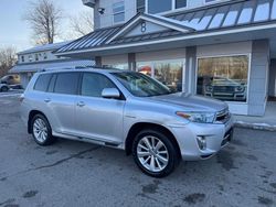 Salvage cars for sale at North Billerica, MA auction: 2011 Toyota Highlander Hybrid Limited