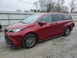 Toyota Sienna le salvage cars for sale: 2021 Toyota Sienna LE