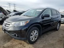 Salvage cars for sale at Elgin, IL auction: 2012 Honda CR-V EXL