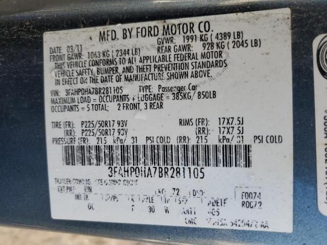 2011 Ford Fusion SE