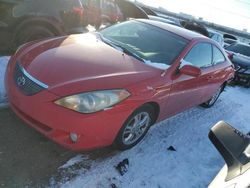 Toyota Camry Sola salvage cars for sale: 2005 Toyota Camry Solara SE