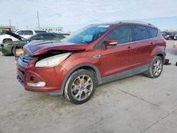 Salvage cars for sale at Grand Prairie, TX auction: 2015 Ford Escape Titanium