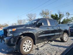 Salvage vehicles for parts for sale at auction: 2020 Chevrolet Silverado C1500 Custom