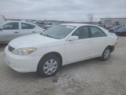 Salvage cars for sale at Kansas City, KS auction: 2004 Toyota Camry LE