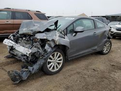 Salvage cars for sale at Brighton, CO auction: 2012 Honda Civic EXL