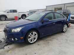 Salvage cars for sale at Wayland, MI auction: 2013 Chevrolet Cruze LTZ