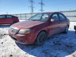 Salvage cars for sale from Copart Elgin, IL: 2009 KIA Spectra EX