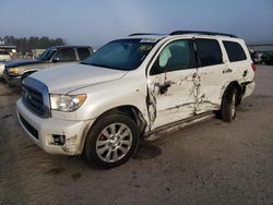 Salvage cars for sale at Harleyville, SC auction: 2017 Toyota Sequoia Platinum