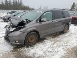 Salvage cars for sale at Bowmanville, ON auction: 2017 Toyota Sienna XLE