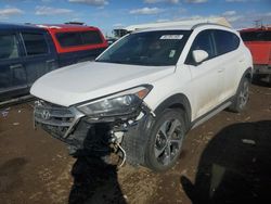 Salvage cars for sale at Brighton, CO auction: 2017 Hyundai Tucson Limited