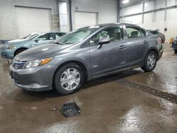 2012 Honda Civic Hybrid en venta en Ham Lake, MN