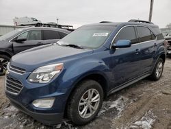 Salvage cars for sale from Copart Dyer, IN: 2016 Chevrolet Equinox LT