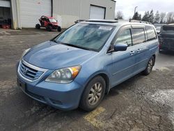 Salvage cars for sale at Woodburn, OR auction: 2009 Honda Odyssey EXL