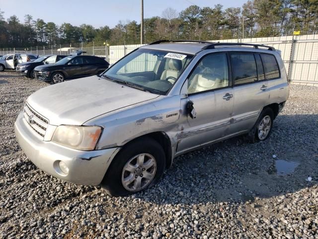 2002 Toyota Highlander Limited