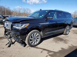 Salvage cars for sale at Marlboro, NY auction: 2022 Lincoln Navigator L