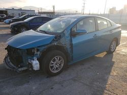 Salvage cars for sale at Sun Valley, CA auction: 2017 Toyota Prius Prime