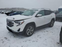 Salvage cars for sale at Assonet, MA auction: 2021 GMC Terrain SLT