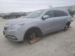 Salvage cars for sale at Kansas City, KS auction: 2016 Acura MDX Technology