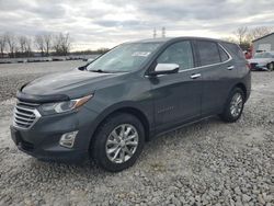 Salvage cars for sale at Barberton, OH auction: 2018 Chevrolet Equinox LT