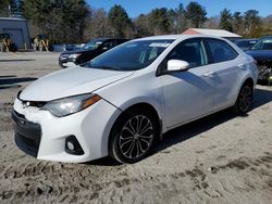 Salvage cars for sale at Mendon, MA auction: 2016 Toyota Corolla L