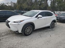 Salvage cars for sale at Ocala, FL auction: 2017 Lexus NX 200T Base