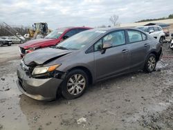 Salvage cars for sale from Copart Cleveland: 2012 Honda Civic LX