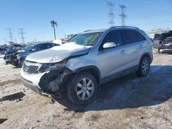 Salvage cars for sale at Elgin, IL auction: 2013 KIA Sorento LX