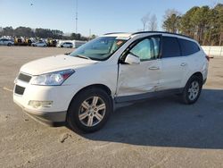 Chevrolet salvage cars for sale: 2012 Chevrolet Traverse LT