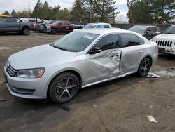 Carros salvage a la venta en subasta: 2014 Volkswagen Passat SE