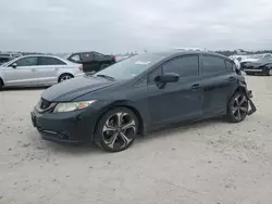 Salvage cars for sale at Houston, TX auction: 2015 Honda Civic SI