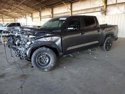 Salvage cars for sale at Phoenix, AZ auction: 2024 Toyota Tundra Crewmax Limited