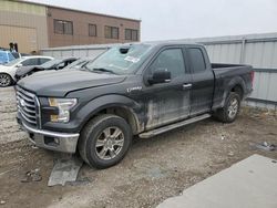 Salvage trucks for sale at Kansas City, KS auction: 2016 Ford F150 Super Cab