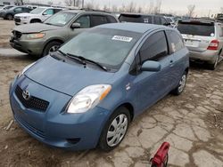 Salvage cars for sale at Pekin, IL auction: 2007 Toyota Yaris