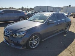 Salvage cars for sale at Vallejo, CA auction: 2015 Mercedes-Benz E 350