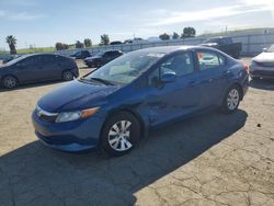 Vehiculos salvage en venta de Copart Martinez, CA: 2012 Honda Civic LX