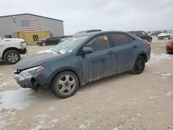 Salvage cars for sale at Amarillo, TX auction: 2016 Toyota Corolla L