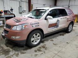 Salvage cars for sale at Billings, MT auction: 2010 Chevrolet Traverse LT