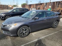 Salvage cars for sale at Wilmington, CA auction: 2017 Honda Accord LX