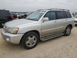 Salvage cars for sale from Copart San Antonio, TX: 2006 Toyota Highlander Limited