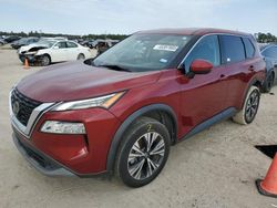 Salvage cars for sale at Houston, TX auction: 2021 Nissan Rogue SV