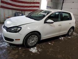 Salvage cars for sale at Lyman, ME auction: 2010 Volkswagen Golf