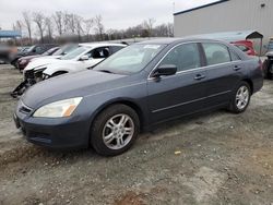 Salvage cars for sale at Spartanburg, SC auction: 2007 Honda Accord SE